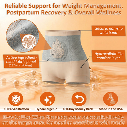 PAURAJU🥝® 30-Min All-in-One Micro-Particle Fat-Burning Shorts✅Ignites deep microcirculation to melt fat, flush toxins, and reverse metabolic aging. 🔔