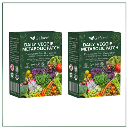 𝐆𝐚𝐟𝐚𝐜𝐞® 𝐃𝐚𝐢𝐥𝐲 𝐕𝐞𝐠𝐞𝐭𝐚𝐛𝐥𝐞 𝐌𝐞𝐭𝐚𝐛𝐨𝐥𝐢𝐜 𝐏𝐚𝐭𝐜𝐡 𝐮𝐬𝐞𝐬 𝐨𝐫𝐠𝐚𝐧𝐢𝐜 𝐯𝐞𝐠𝐞𝐭𝐚𝐛𝐥𝐞 𝐞𝐱𝐭𝐫𝐚𝐜𝐭𝐬 𝐚𝐧𝐝 𝐩𝐡𝐲𝐭𝐨𝐧𝐮𝐭𝐫𝐢𝐞𝐧𝐭𝐬 𝐟𝐫𝐨𝐦 𝟑𝟗 𝐯𝐞𝐠𝐞𝐭𝐚𝐛𝐥𝐞𝐬 + 𝐠𝐫𝐞𝐞𝐧𝐬 𝐭𝐨 𝐬𝐮𝐩𝐩𝐨𝐫𝐭 𝐝𝐞𝐭𝐨𝐱, 𝐝𝐢𝐠𝐞𝐬𝐭𝐢𝐨𝐧 & 𝐦𝐞𝐭𝐚𝐛𝐨𝐥𝐢𝐜 𝐫𝐞𝐬𝐞𝐭, 𝐚𝐧𝐝 𝐛𝐨𝐨𝐬𝐭 𝐞𝐧𝐞𝐫𝐠𝐲 𝐟𝐨𝐫 𝐚𝐥𝐥-𝐝𝐚𝐲 𝐰𝐞𝐥𝐥𝐧𝐞𝐬𝐬.