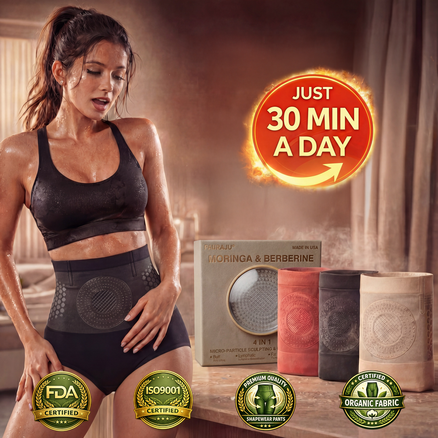 📢☘️𝐎𝐟𝐟𝐢𝐜𝐢𝐚𝐥 𝐁𝐫𝐚𝐧𝐝 𝐒𝐭𝐨𝐫𝐞 |✅ 𝐏𝐀𝐔𝐑𝐀𝐉𝐔® 𝟐𝟎𝟐𝟔 𝐌𝐨𝐫𝐢𝐧𝐠𝐚 & 𝐁𝐞𝐫𝐛𝐞𝐫𝐢𝐧𝐞 𝟒-𝐈𝐧-𝟏 𝐌𝐢𝐜𝐫𝐨-𝐏𝐚𝐫𝐭𝐢𝐜𝐥𝐞 𝐒𝐜𝐮𝐥𝐩𝐭𝐢𝐧𝐠 & 𝐅𝐚𝐭-𝐁𝐮𝐫𝐧 𝐒𝐡𝐨𝐫𝐭𝐬