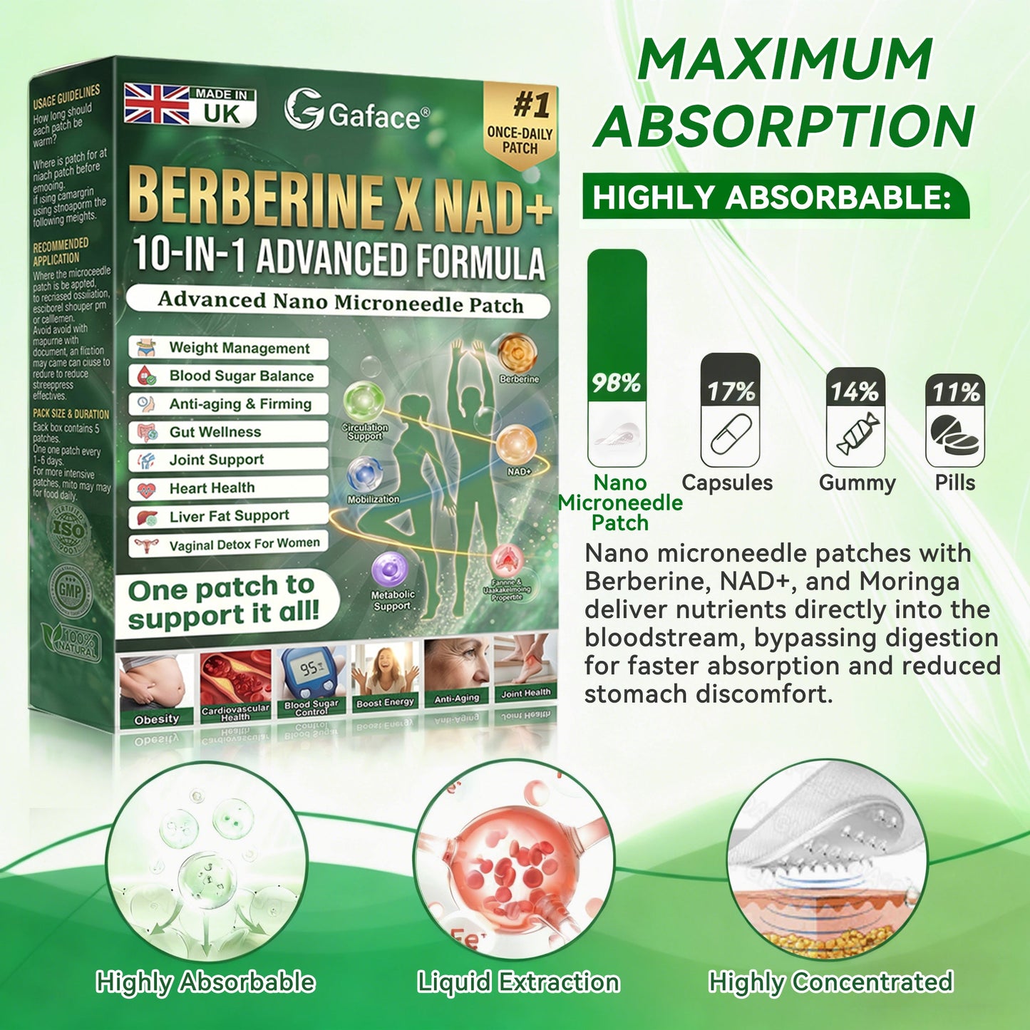 𝐆𝐚𝐟𝐚𝐜𝐞® 𝑴𝒐𝒓𝒊𝒏𝒈𝒂 · 𝑩𝒆𝒓𝒃𝒆𝒓𝒊𝒏𝒆 × 𝑵𝑨𝑫+ 10-𝒊𝒏-1 𝑨𝒅𝒗𝒂𝒏𝒄𝒆𝒅 𝑵𝒂𝒏𝒐 𝑴𝒊𝒄𝒓𝒐𝒏𝒆𝒆𝒅𝒍𝒆 𝑷𝒂𝒕𝒄𝒉