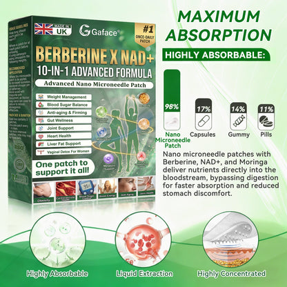𝐆𝐚𝐟𝐚𝐜𝐞® 𝑴𝒐𝒓𝒊𝒏𝒈𝒂 · 𝑩𝒆𝒓𝒃𝒆𝒓𝒊𝒏𝒆 × 𝑵𝑨𝑫+ 10-𝒊𝒏-1 𝑨𝒅𝒗𝒂𝒏𝒄𝒆𝒅 𝑵𝒂𝒏𝒐 𝑴𝒊𝒄𝒓𝒐𝒏𝒆𝒆𝒅𝒍𝒆 𝑷𝒂𝒕𝒄𝒉
