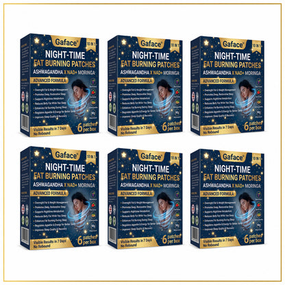 𝐆𝐚𝐟𝐚𝐜𝐞® 𝐍𝐈𝐆𝐇𝐓-𝐓𝐈𝐌𝐄 𝐅𝐀𝐓 𝐁𝐔𝐑𝐍𝐈𝐍𝐆 𝐏𝐀𝐓𝐂𝐇𝐄𝐒 — 𝐙𝐄𝐑𝐎 𝐏𝐈𝐋𝐋𝐒, 𝐙𝐄𝐑𝐎 𝐌𝐈𝐗𝐈𝐍𝐆, 𝐙𝐄𝐑𝐎 𝐄𝐗𝐓𝐑𝐀 𝐄𝐅𝐅𝐎𝐑𝐓, 𝐒𝐔𝐏𝐏𝐎𝐑𝐓 𝐖𝐇𝐈𝐋𝐄 𝐘𝐎𝐔 𝐒𝐋𝐄𝐄𝐏.